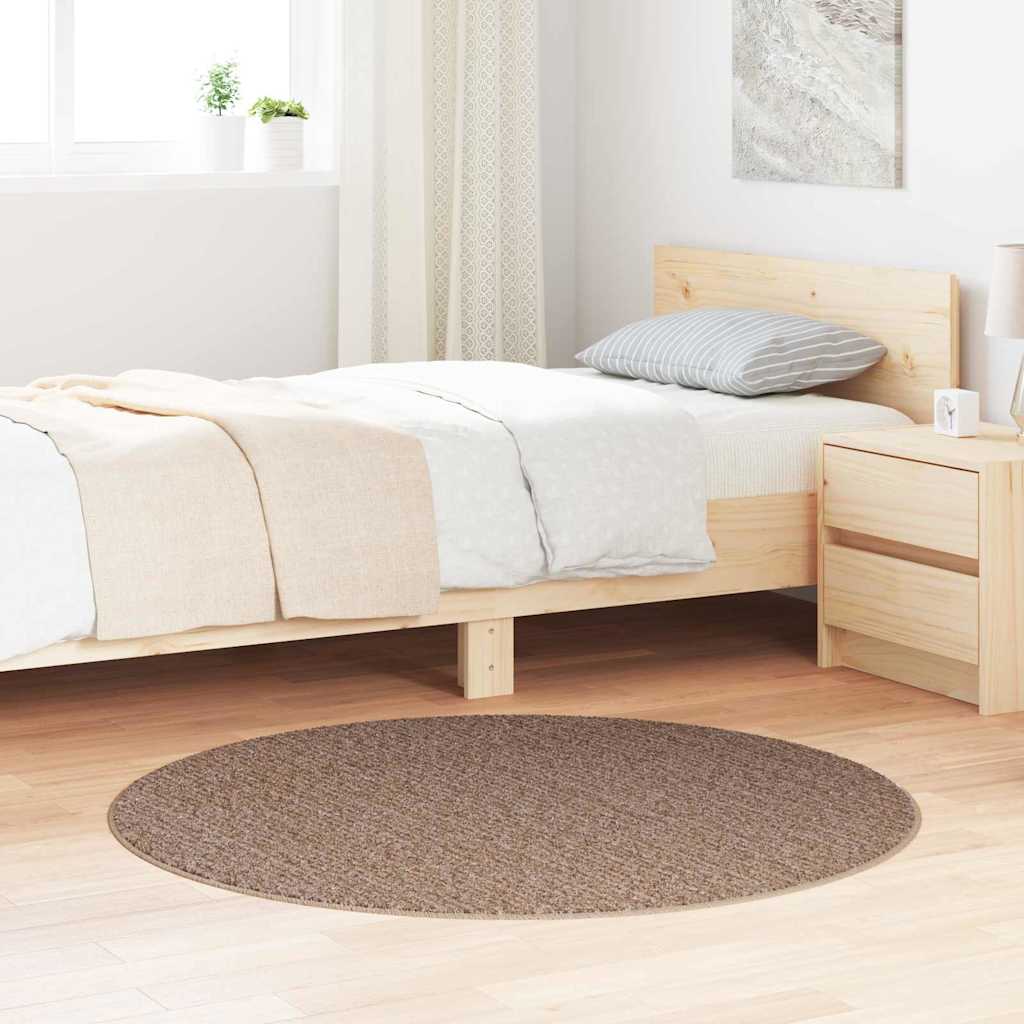 Anti-glid Shaggy Matta Brun 120 x 120 cm PP