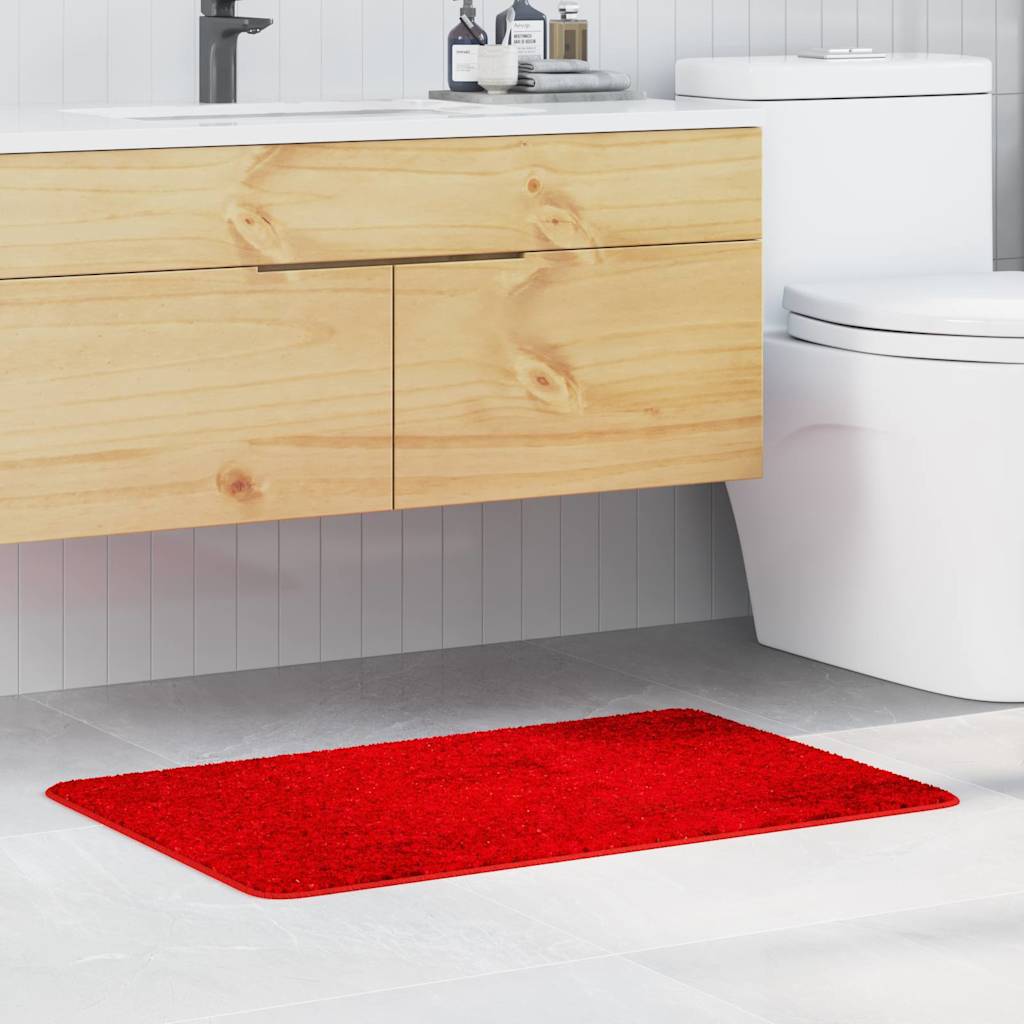 Halkfri Badmatta Röd 60 x 90 cm PP