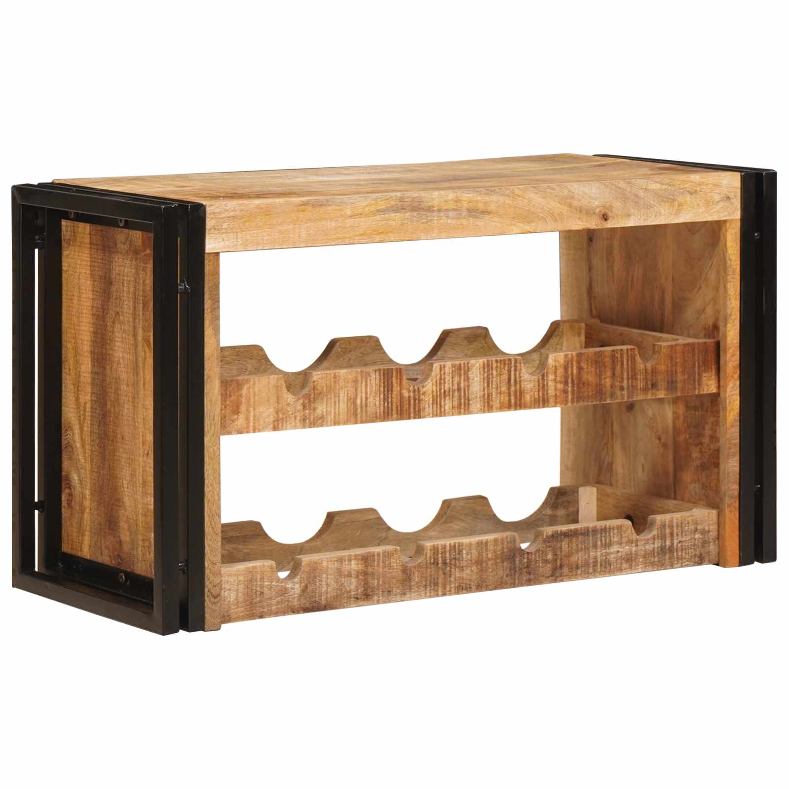 Vinställ Brun 80 x 45 x 33 cm Solid Grov Mangoträ