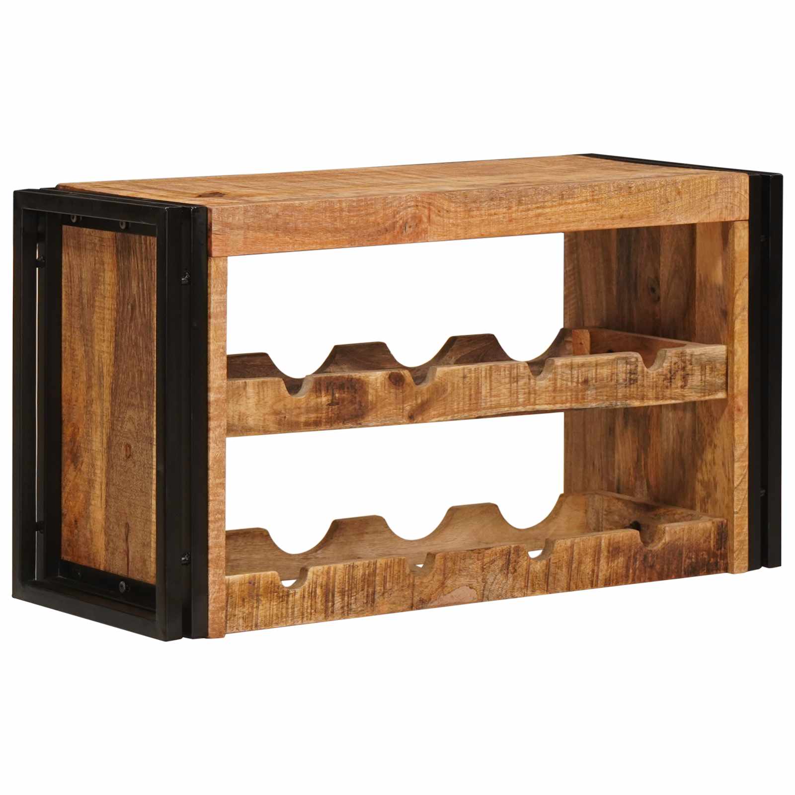 Vinställ Brun 80 x 45 x 33 cm Solid Grov Mangoträ