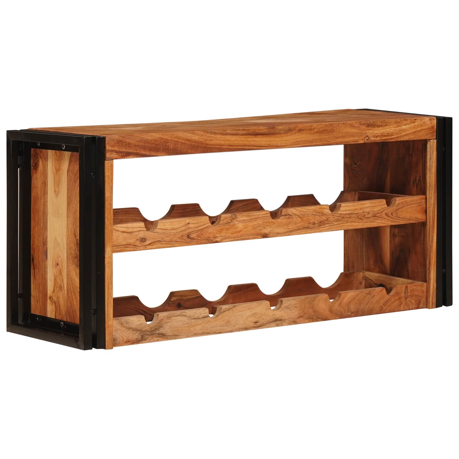 Vinställ Brun 100 x 45 x 33 cm Massivt Akaciaträ