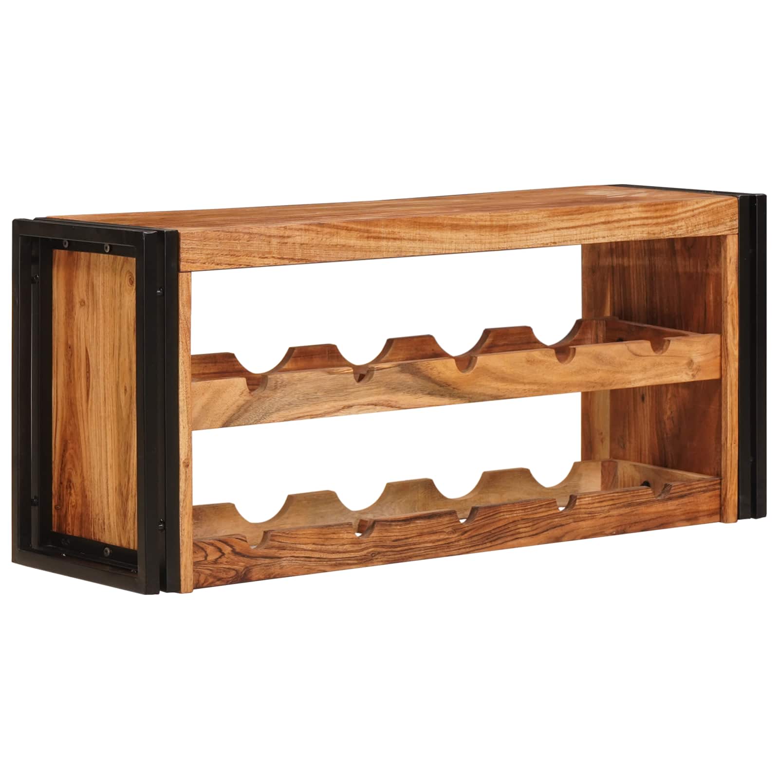 Vinställ Brun 100 x 45 x 33 cm Massivt Akaciaträ