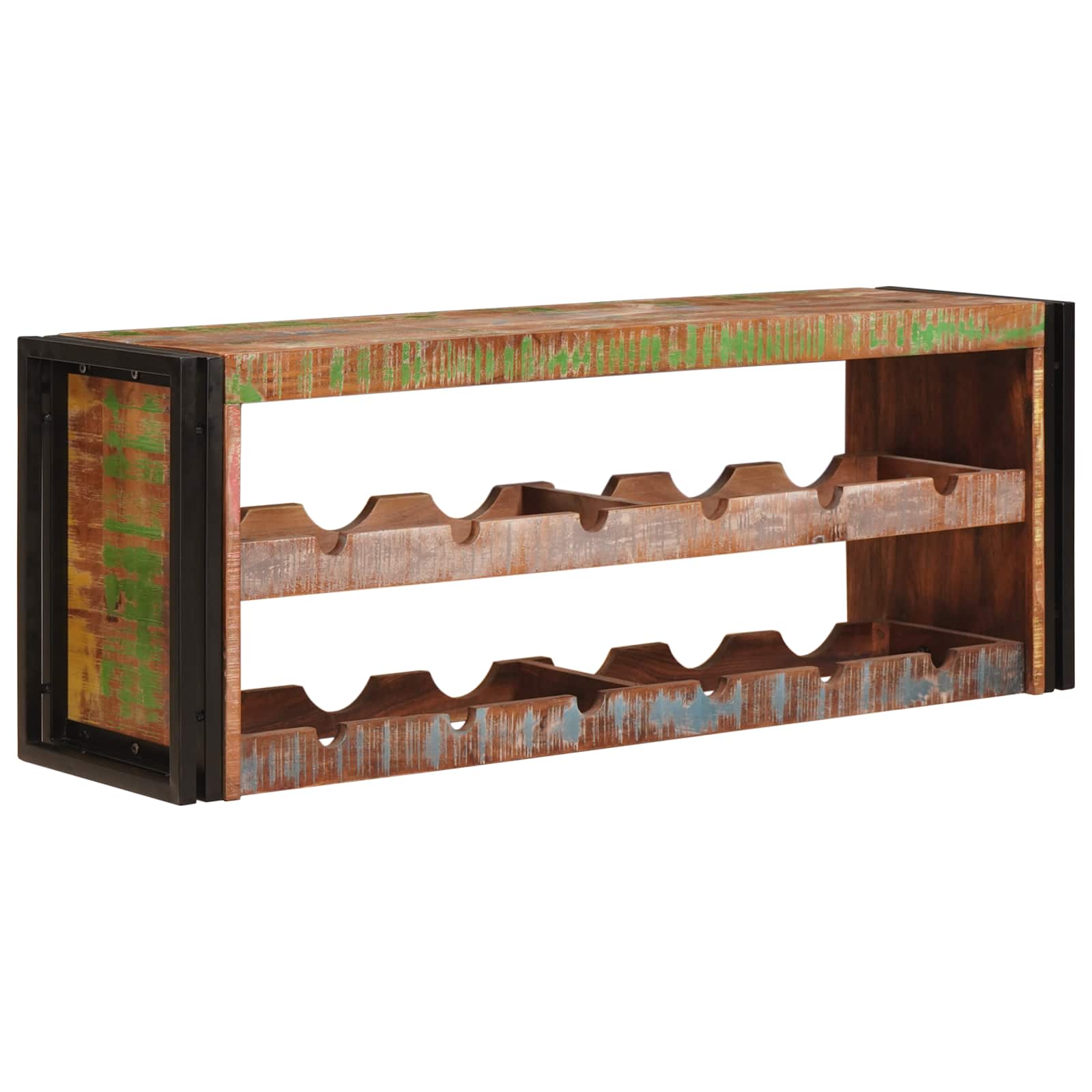 Vinställ Brun 120 x 45 x 33 cm Massivt återvunnet trä