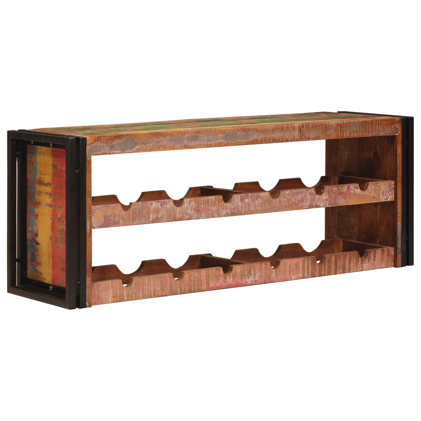 Vinställ Brun 120 x 45 x 33 cm Massivt återvunnet trä