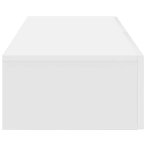 Vägghylla med lådor vit 60x26,5x15 cm konstruerat trä