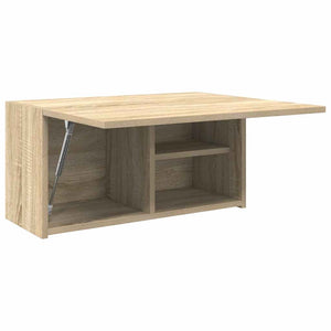 Väggskåp för badrum sonoma-ek 60x25x30 cm konstruerat trä