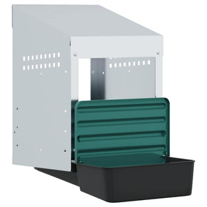 Hönsholk med 1 fack Väggmonterad galvaniserad stål