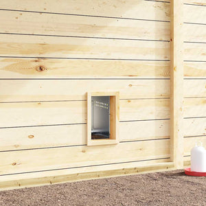 Hönsholk med 1 fack Väggmonterad galvaniserad stål