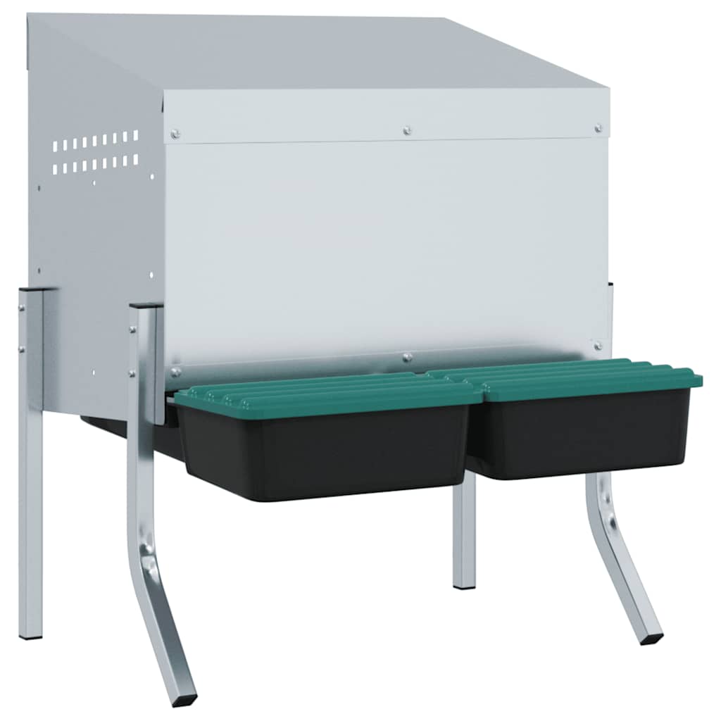 Hönsholk 2 fack med ben galvaniserat stål