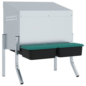 Hönsholk 2 fack med ben galvaniserat stål