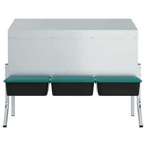 Hönsholk 3 fack med ben galvaniserat stål