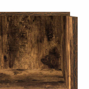 Receptionsdisk rökfärgad ek 55x50x103,5 cm konstruerat trä