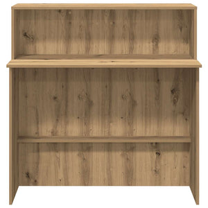 Receptionsdisk artisan ek 100x50x103,5 cm konstruerat trä