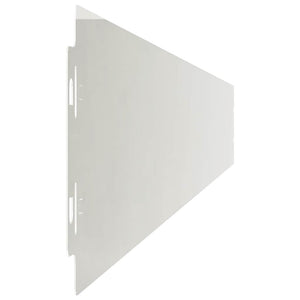 Rabattkanter 10 st 10x103 cm rostfritt stål