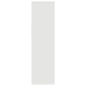 Bokhylla vit 34x31x112 cm spånskiva