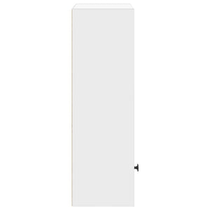 Bokhylla vit 31x24x77 cm konstruerat trä