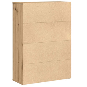 Bokhylla ek 60x24x85 cm konstruerat trä