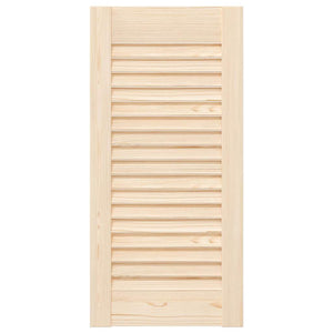 Skåpsdörrar lamelldesign 4 st 61,5x29,5 cm massivt trä furu