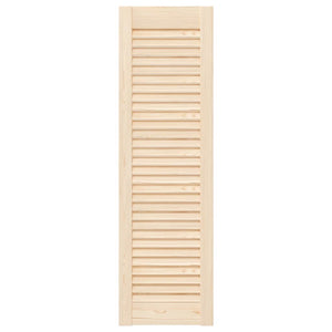 Skåpsdörrar lamelldesign 4 st 99x29,5 cm massivt trä furu