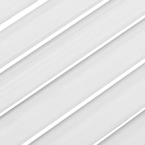 Skåpsdörrar lamelldesign 2 st vit 99x29,5 cm