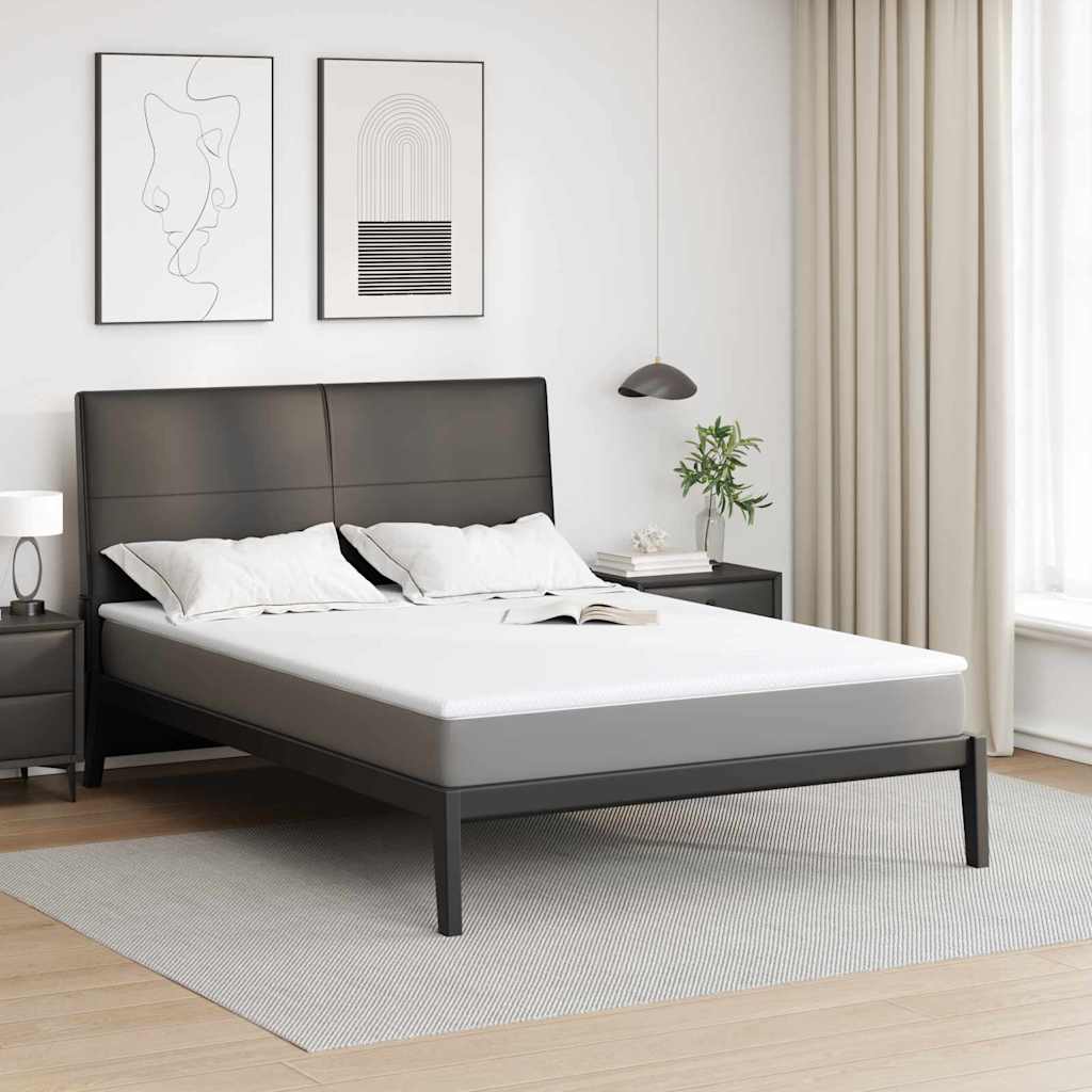 Memory foam madrass toppers 140 x 190 cm Thick Mjuk Vit