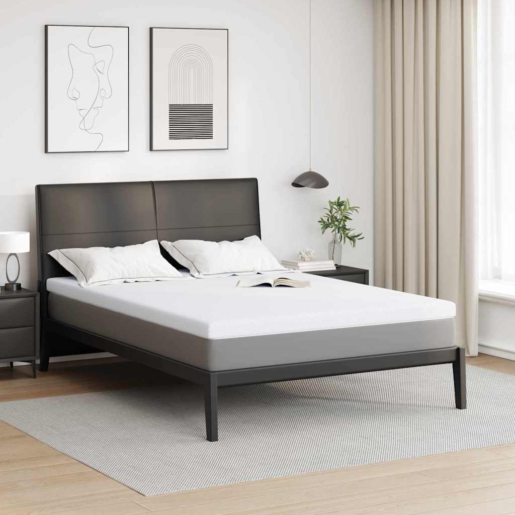 Memory foam madrass toppers 140 x 190 cm Thick Mjuk Vit