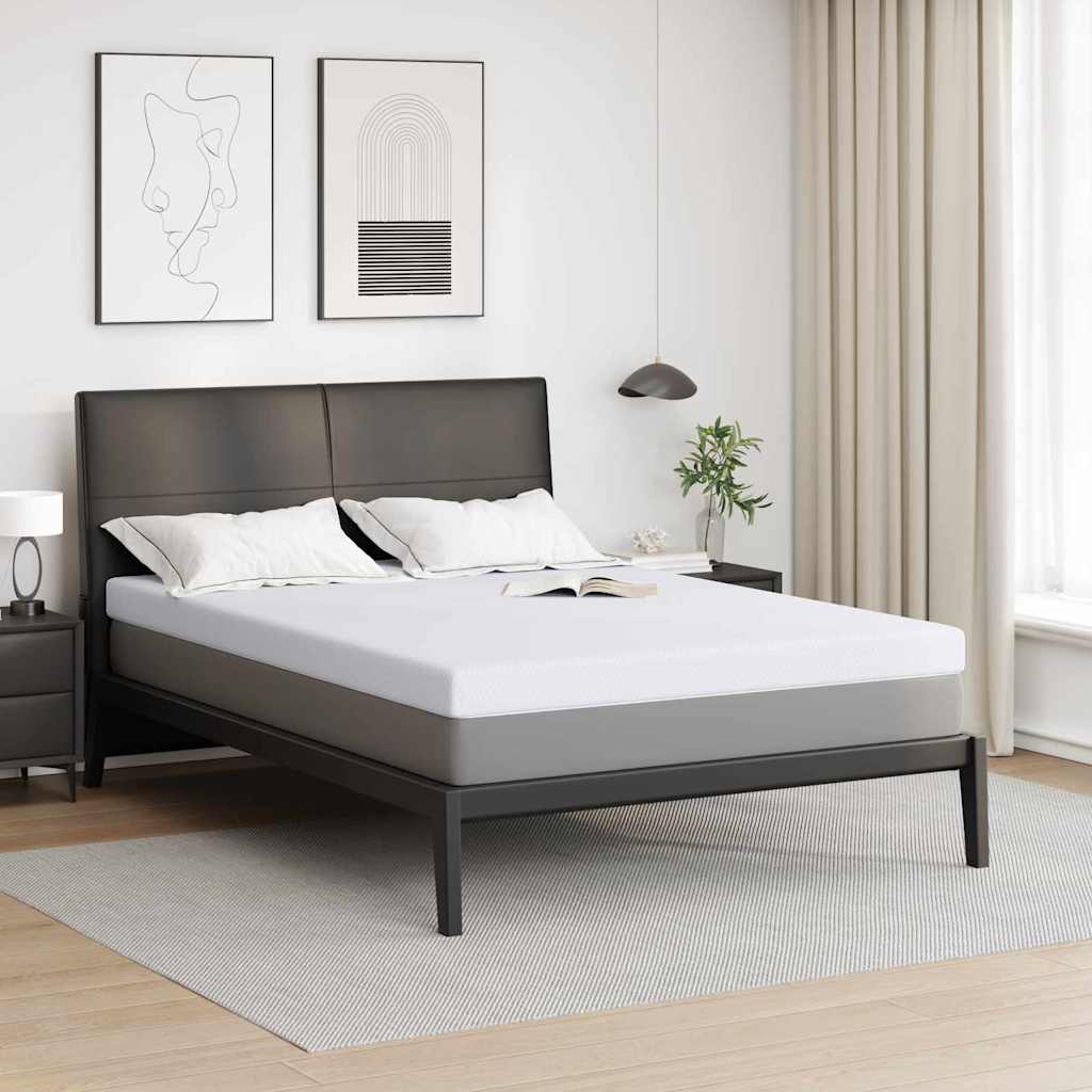 Memory foam madrass toppers 160 x 200 cm Thick Mjuk Vit