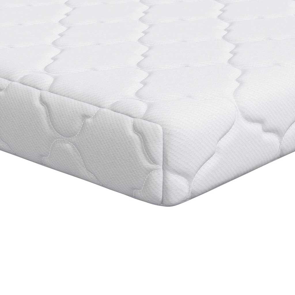Madrass Vit 60 x 120 cm Jacquardtyg