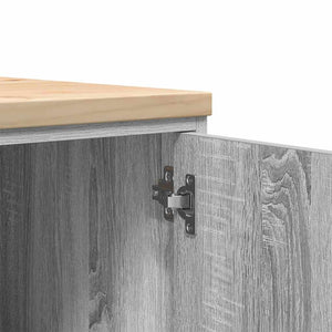 Förvaringsskåp för garage grå sonoma 40x51x85 cm