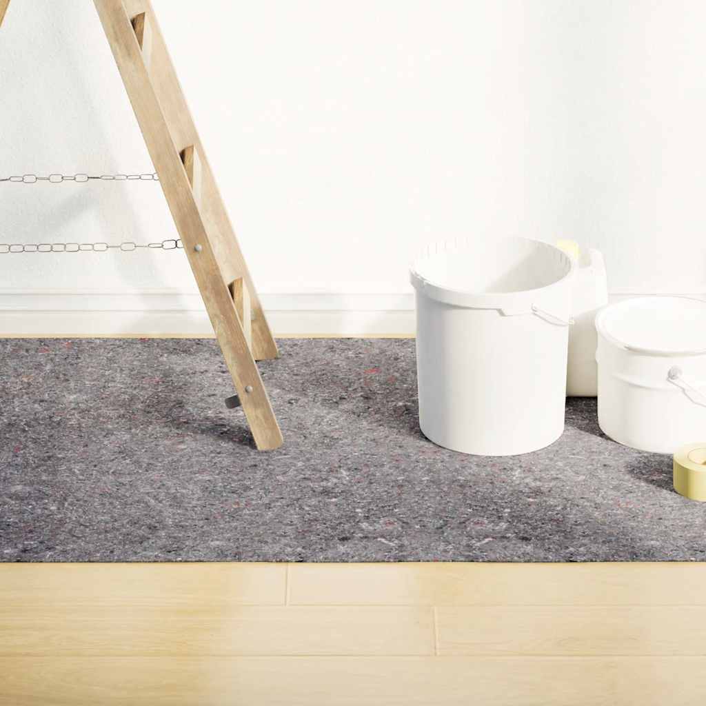 Halkfri målarduk 25 m 280 g/m² grå