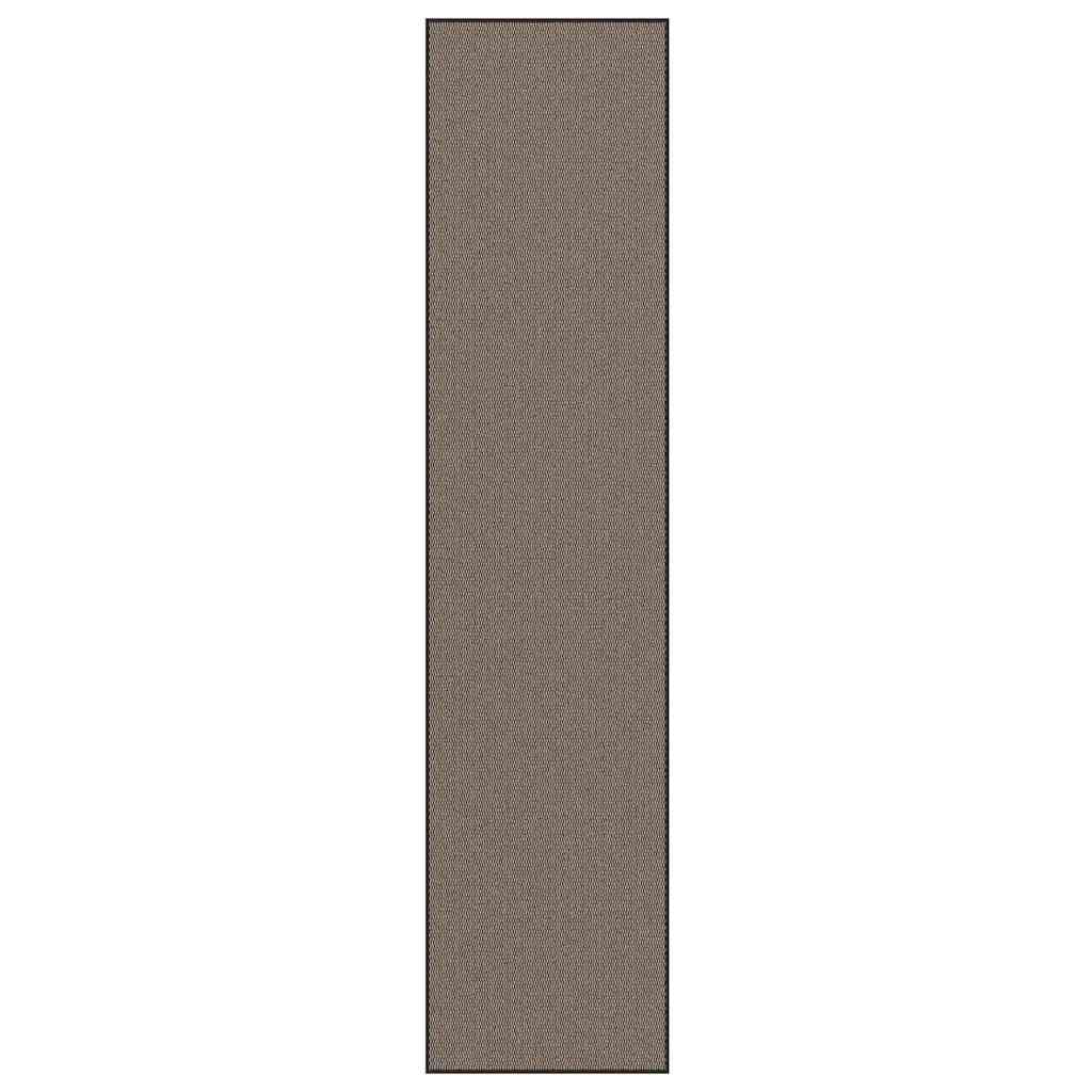 Dörrmatta brun 115x500 cm