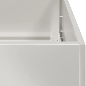 Planteringskärl 120x40x80 cm rostfritt stål