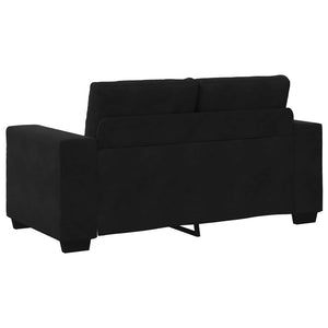 Soffa 3 pcs Brun Linnenblandad tyg