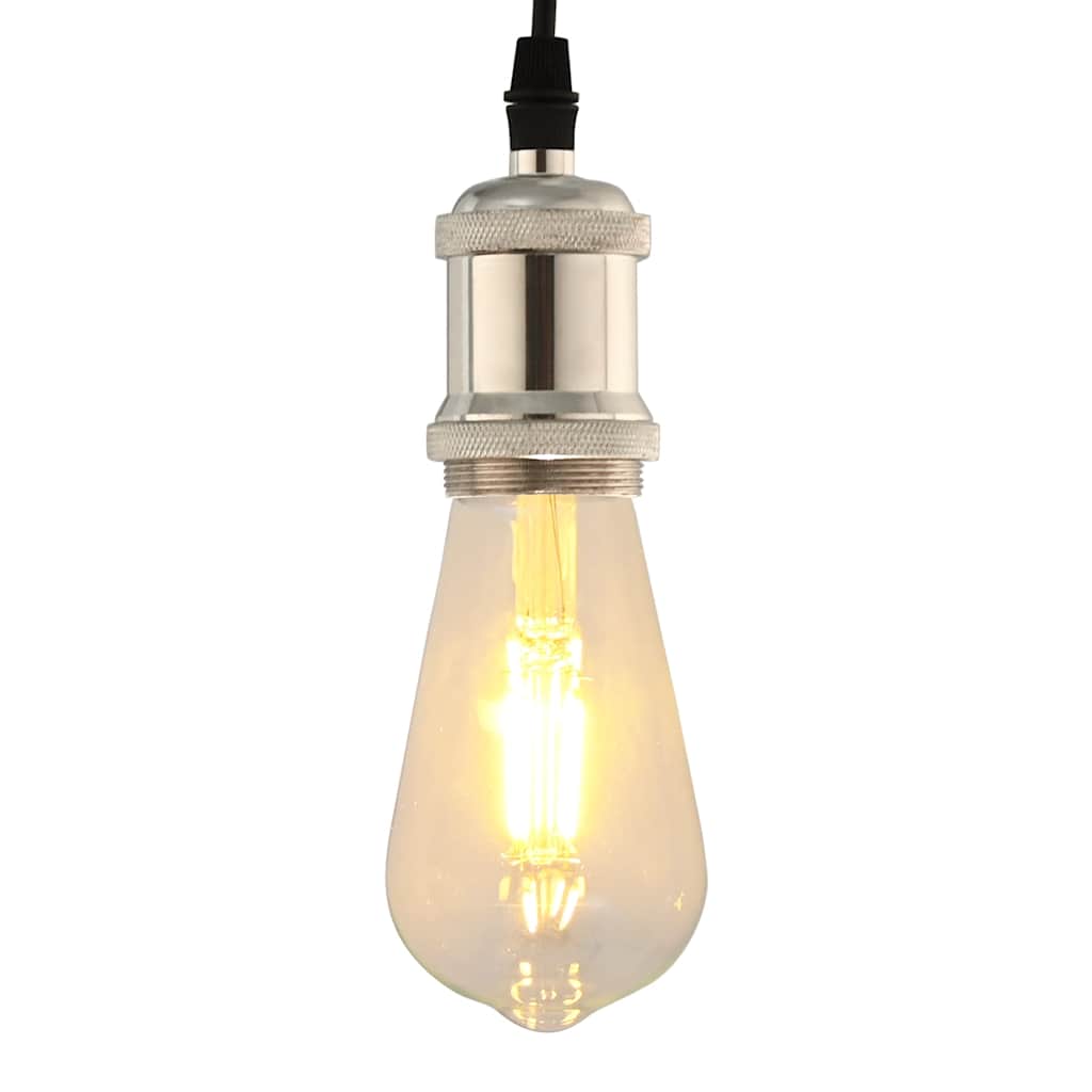 Lamphållare 2 st Satin Nickel E27