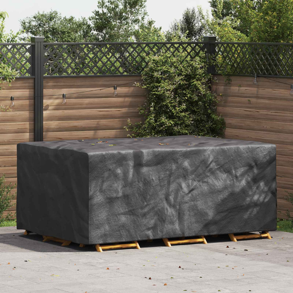 Möbelöverdrag Enfärgad Svart 210 x 130 x 70 cm 210D