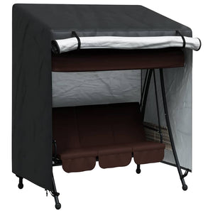 Skydd för utomhusgunga Svart 155 x 95 x 165 cm 210D Oxford Tyg