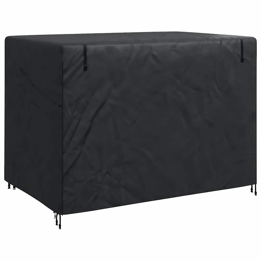 Skydd för utomhusgunga Svart 220 x 150 x 150 cm 210D Oxford Tyg