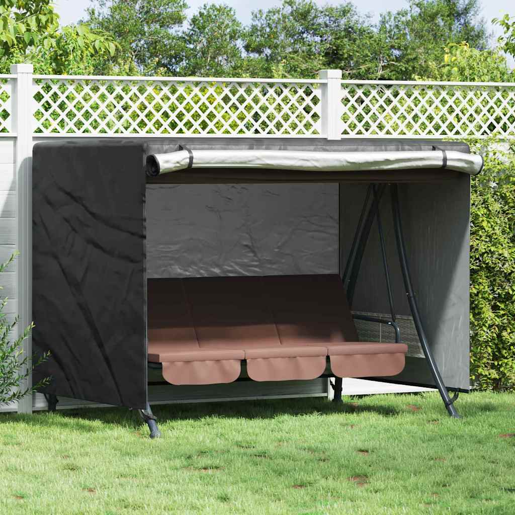 Skydd för utomhusgunga Svart 220 x 150 x 150 cm 420D Oxford Tyg