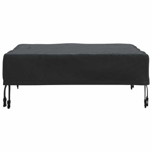 Bordskydd Enfärgad Svart 82 x 82 x 15 cm tyg