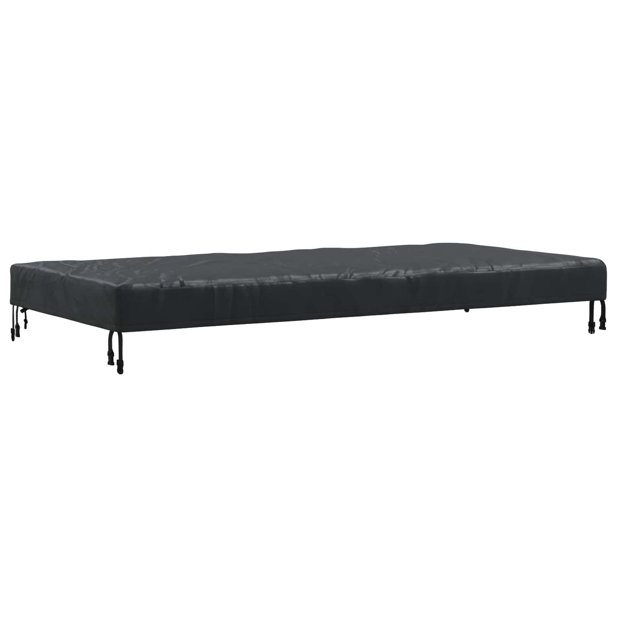 Bordskydd 182 x 92 x 15 cm tyg Rektangulär Vattentålig Svart