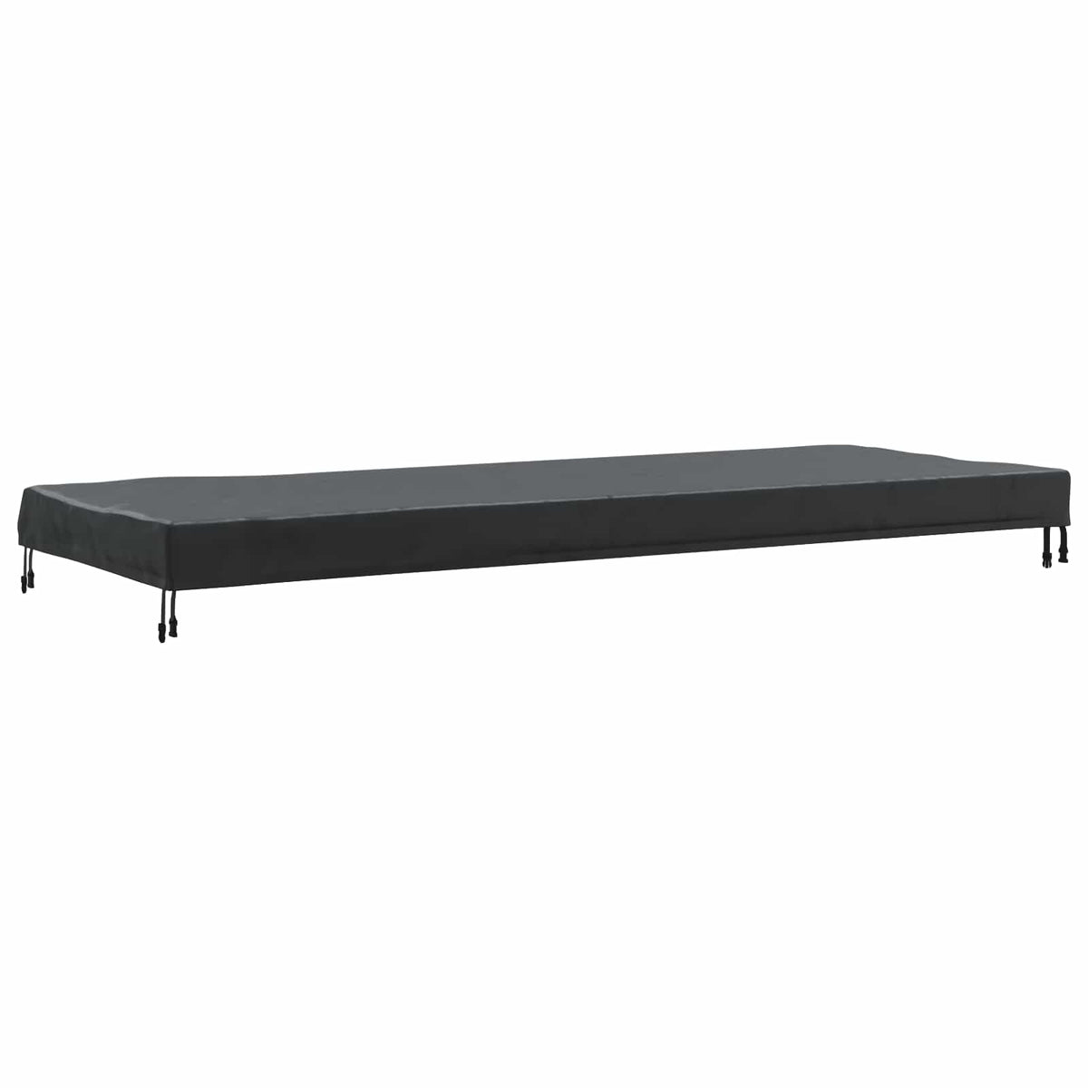 Bordskydd 262 x 102 x 15 cm tyg Rektangulär Vattentålig Svart
