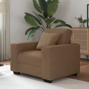 Soffstol brun 60 cm tyg