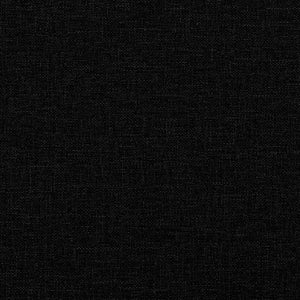 2-sitssoffa svart 140 cm tyg