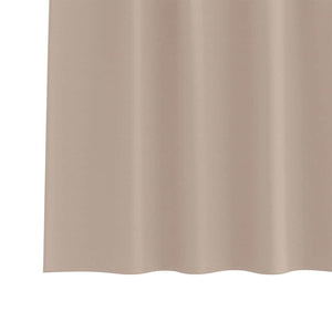 Mörkläggningsgardiner med Ringar 2 pcs Taupe 175 x 140 cm