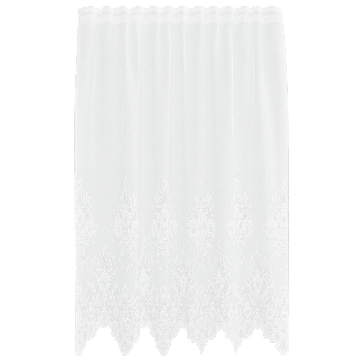 Spetsgardin Vit 180 x 150 cm Polyester