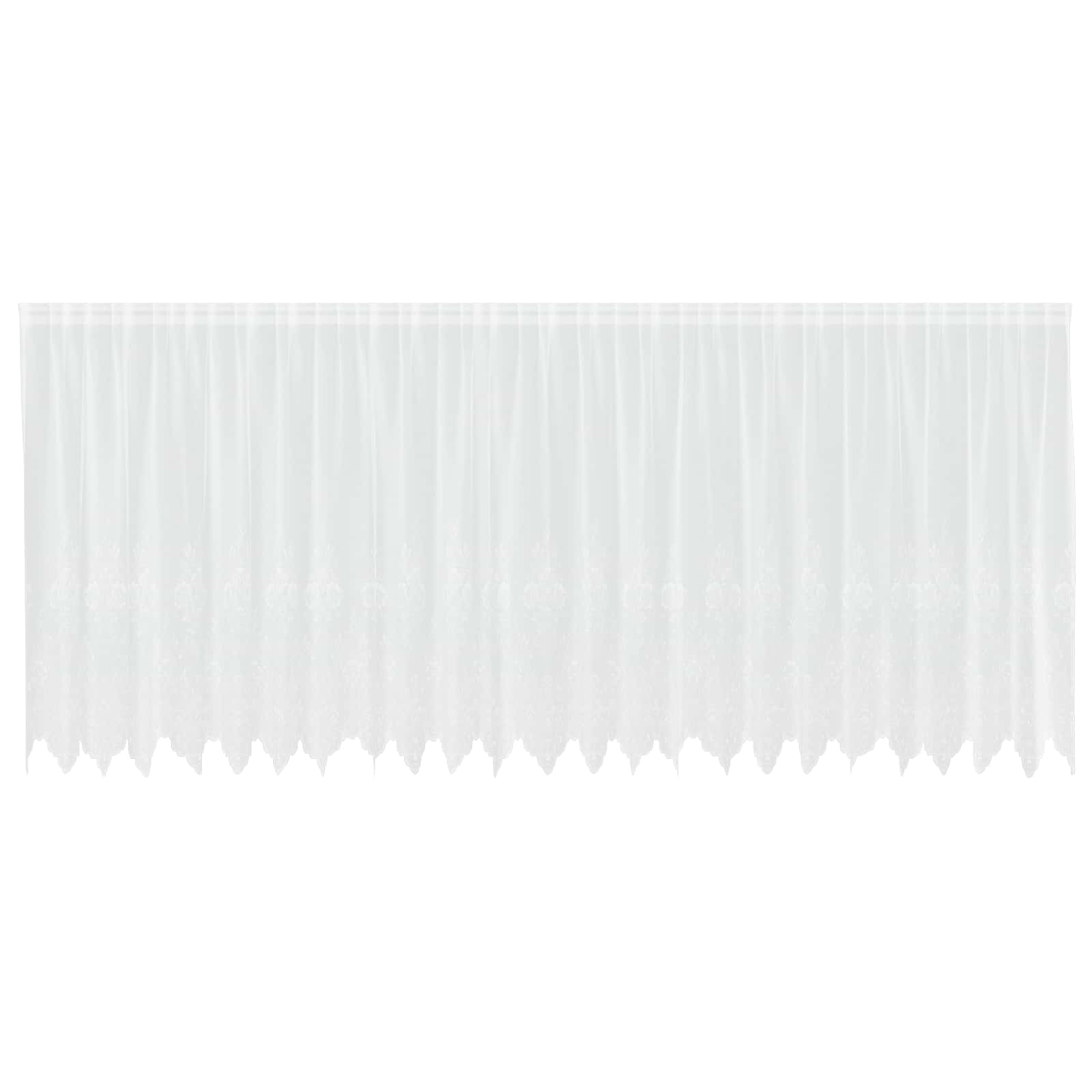 Spetsgardin Vit 140 x 600 cm Polyester