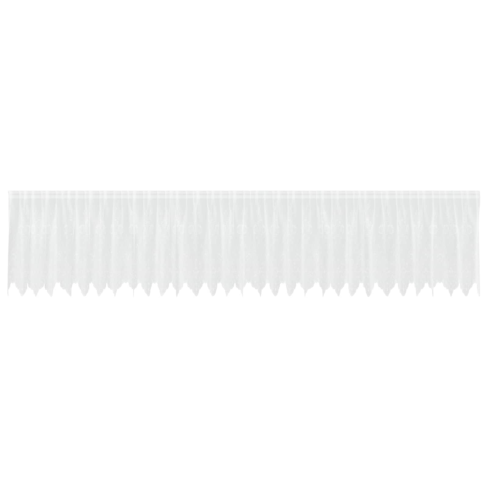 Spetsgardin Vit 120 x 750 cm Polyester