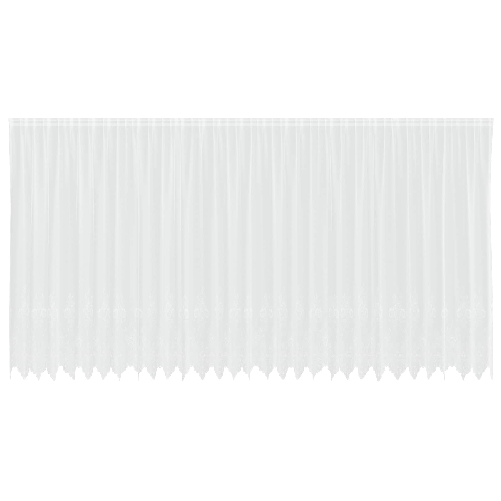 Spetsgardin Vit 245 x 750 cm Polyester