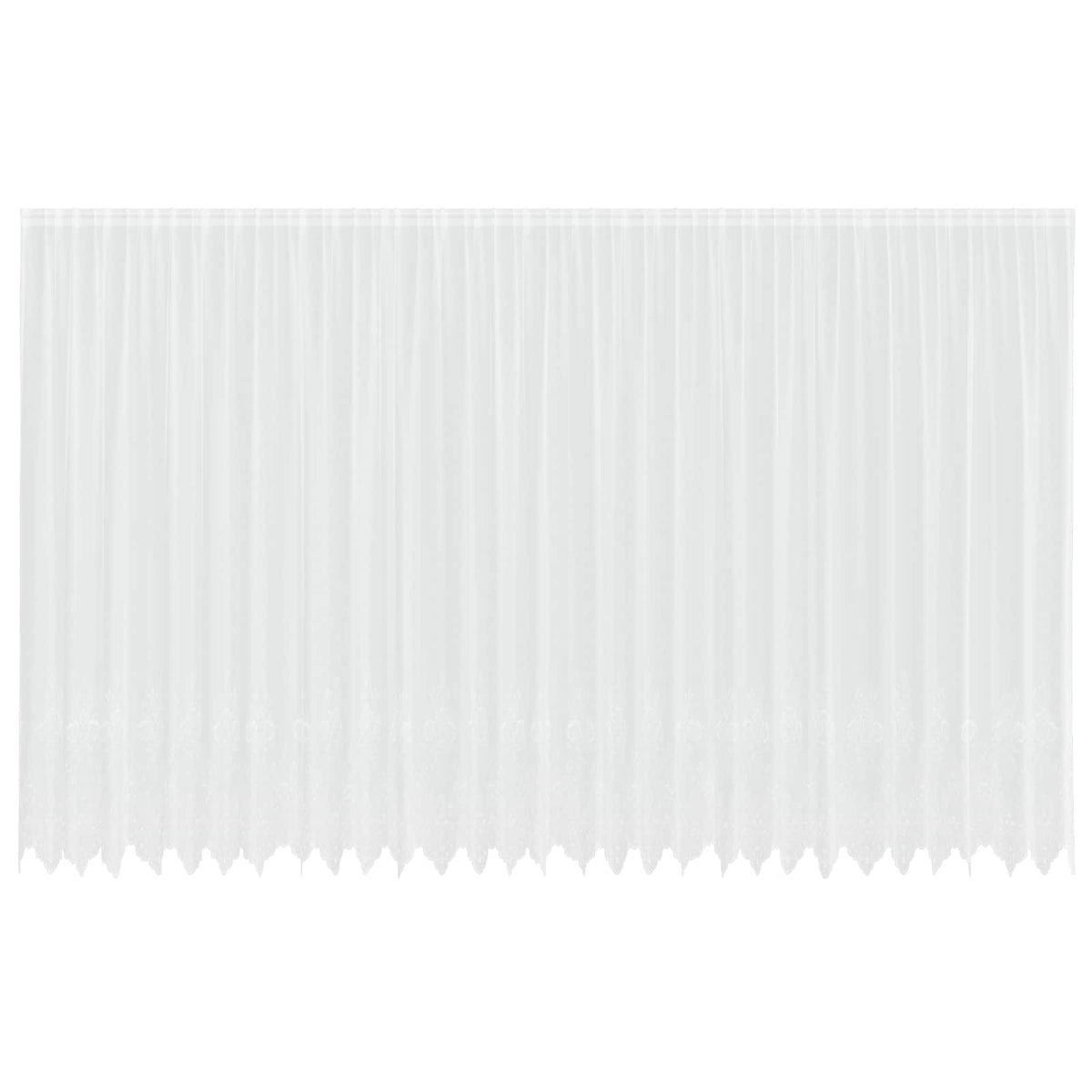 Spetsgardin Vit 260x750cm Polyester