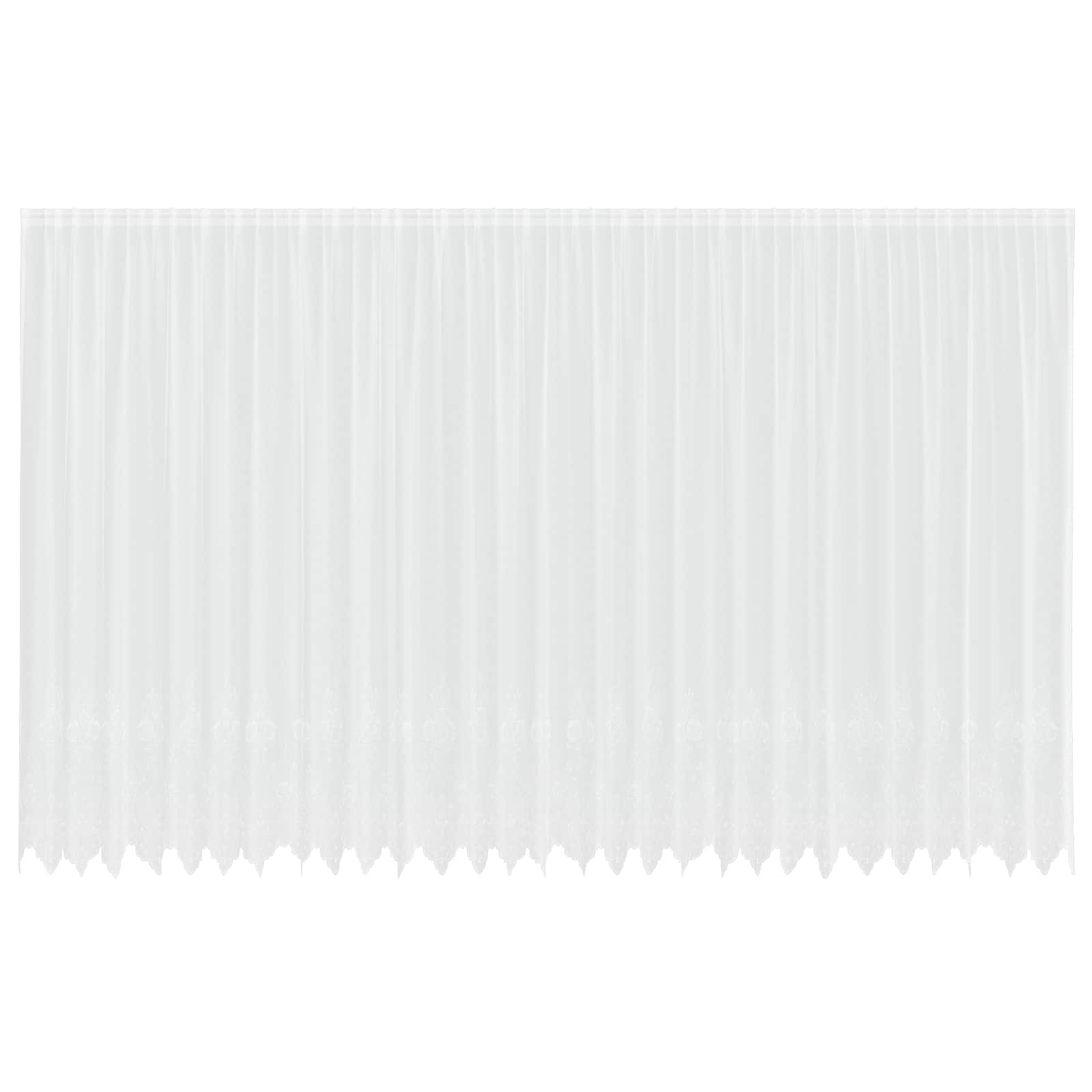 Spetsgardin Vit 280 x 750 cm Polyester